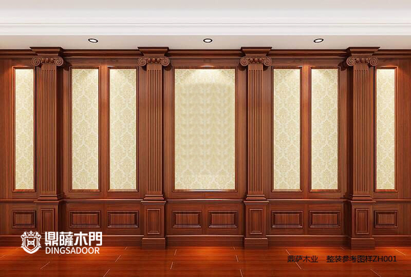 重庆鼎萨木门：整装展示 参考ZH-001