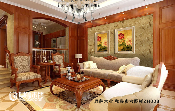 重庆鼎萨木门：整装展示 参考ZH-008