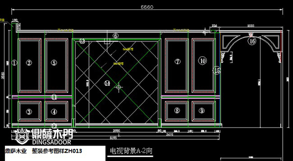 重庆鼎萨木门：整装展示 参考ZH-013