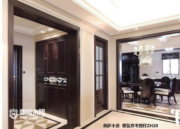 重庆鼎萨木门：整装展示 参考ZH-020
