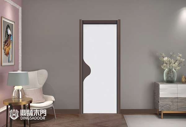 重庆鼎萨木门：水波纹木门场景图展示